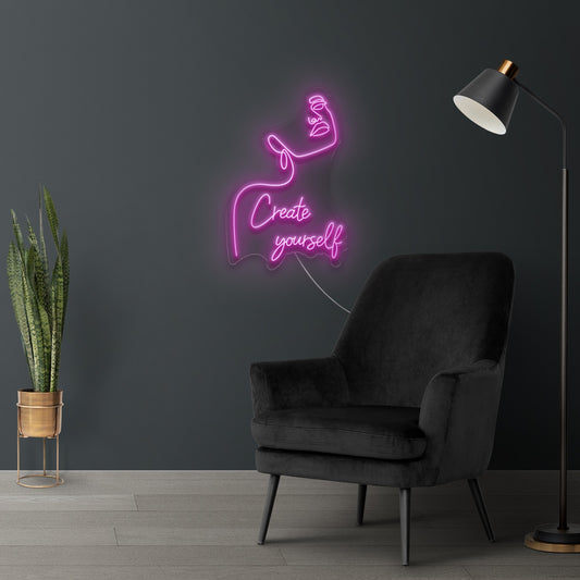 Create Yourself - Neon Sign