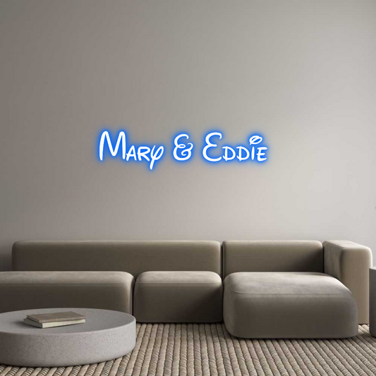 Custom Neon: Mary & Eddie