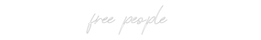 Custom Neon: free people