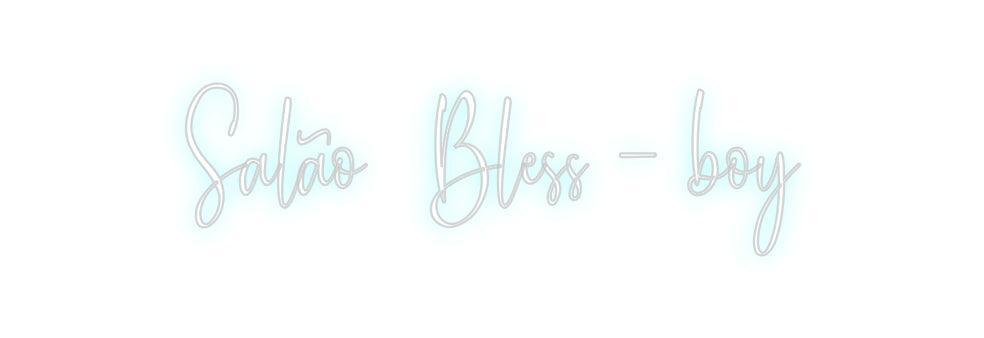 Custom Neon: Salão Bless ...