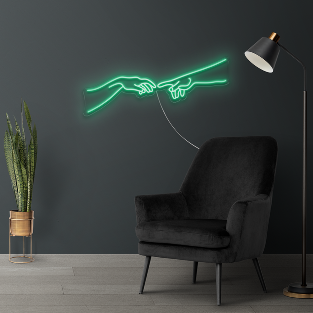 Hand of God LED Neon Sign