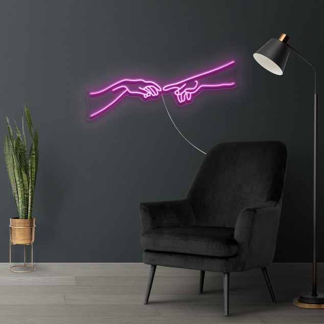 Hand of God LED Neon Sign