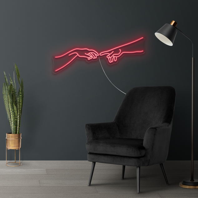 Hand of God LED Neon Sign