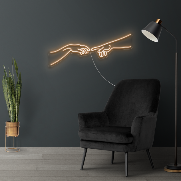 Hand of God LED Neon Sign