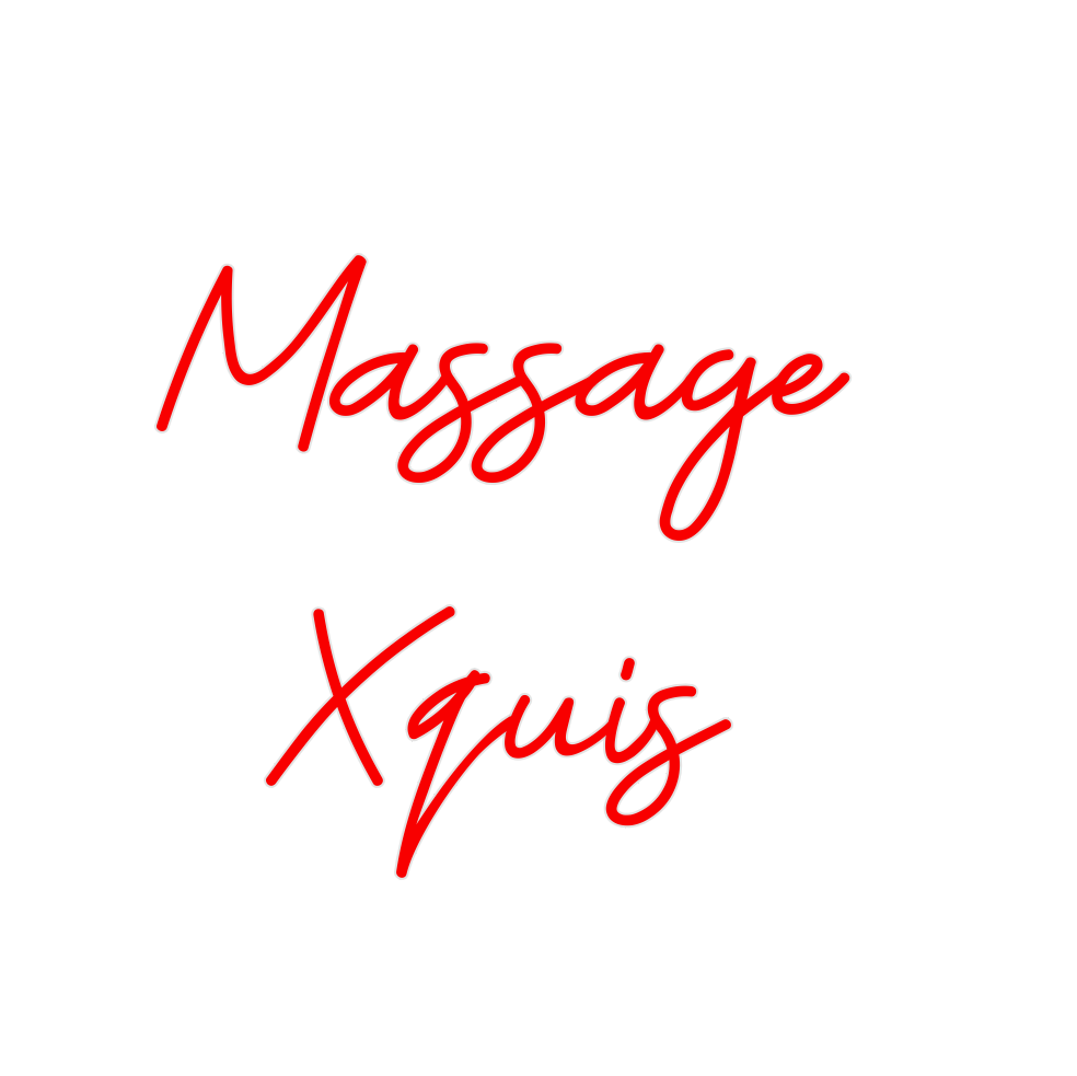 Custom Neon: Massage
Xquis