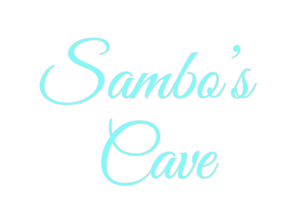 Custom Neon: Sambo’s
Cave