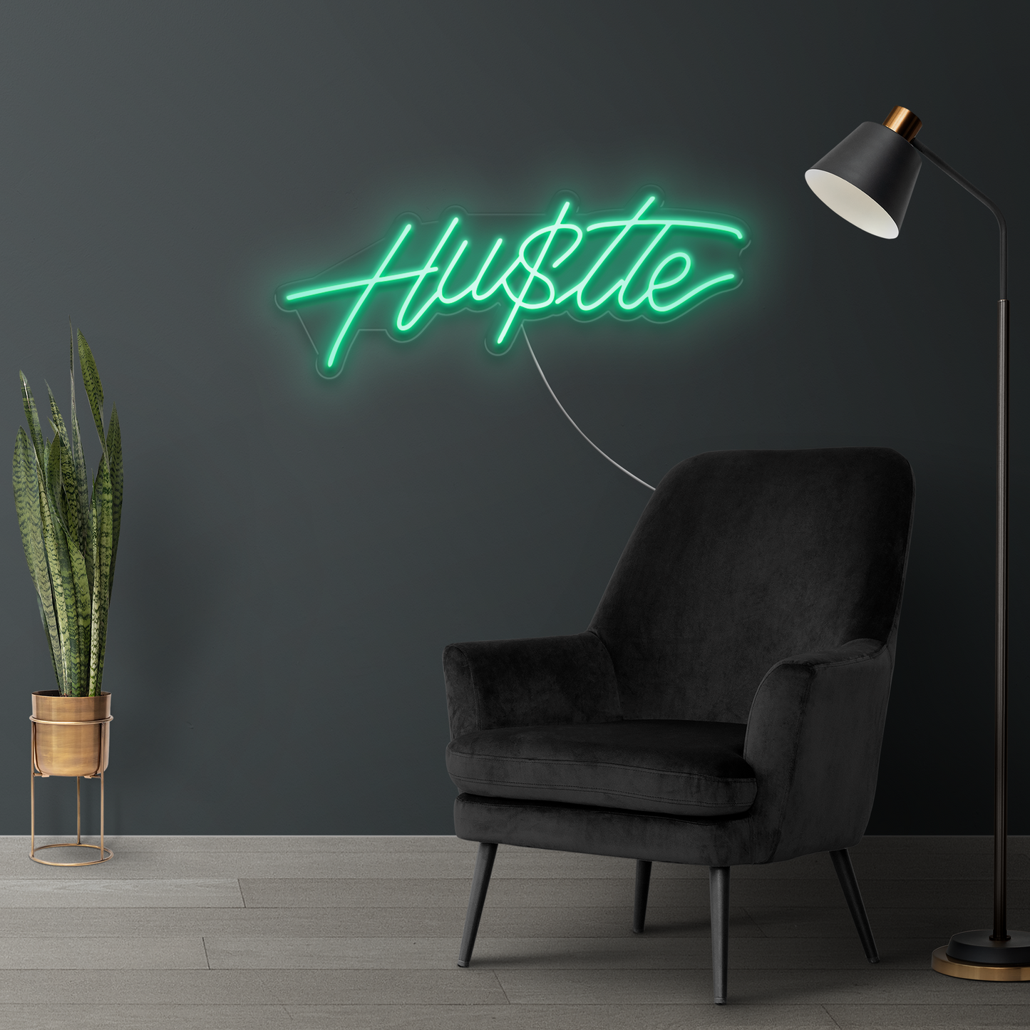 Hu$tle LED Neon Sign