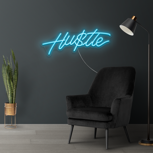 Hu$tle LED Neon Sign