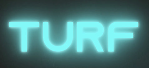 Turf - Ice Blue - 50cm - Azonix Font