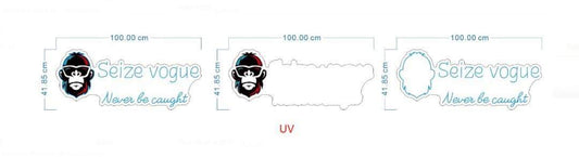 Seize Vogue Never Be Caught Neon Sign - 100cm - Special Request