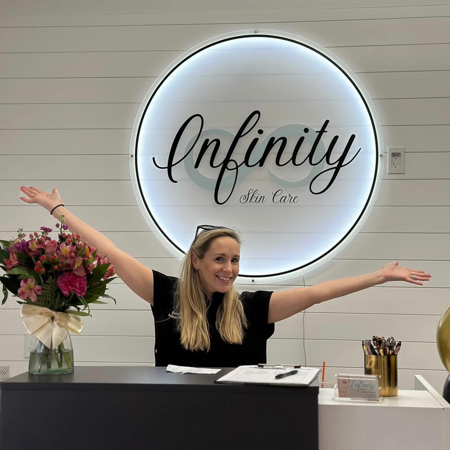 Customer sign