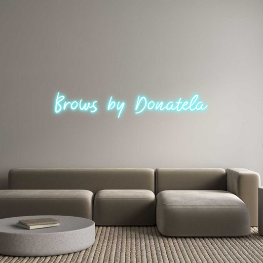 Custom Neon: Brows by Dona...