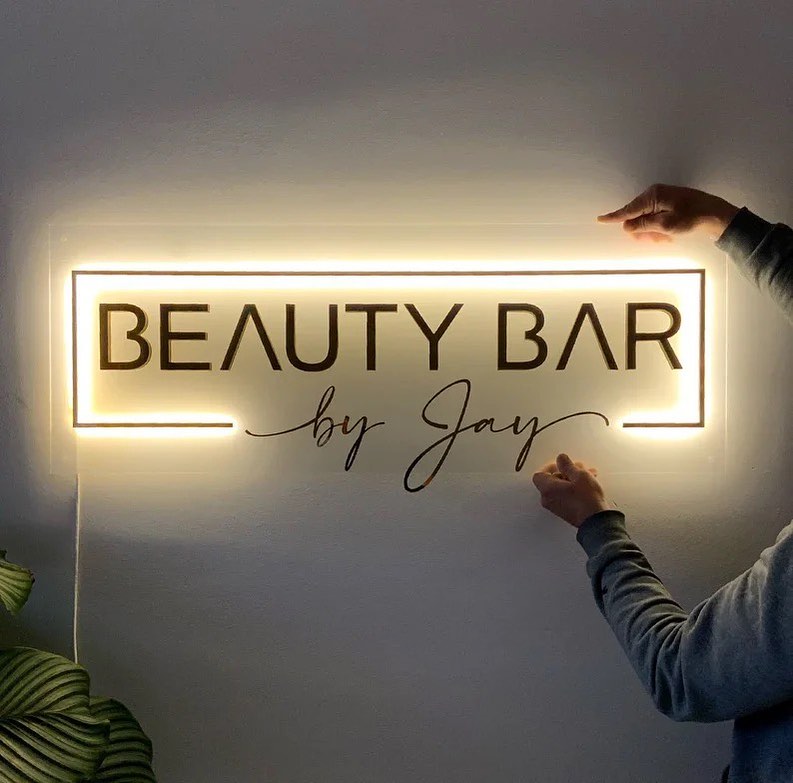 Customer sign