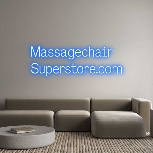 Custom Neon: Massagechair
...