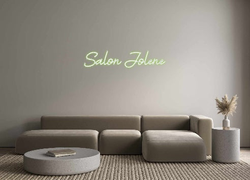 Custom Neon: Salon Jolene