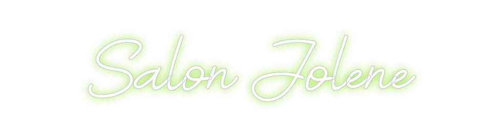 Custom Neon: Salon Jolene