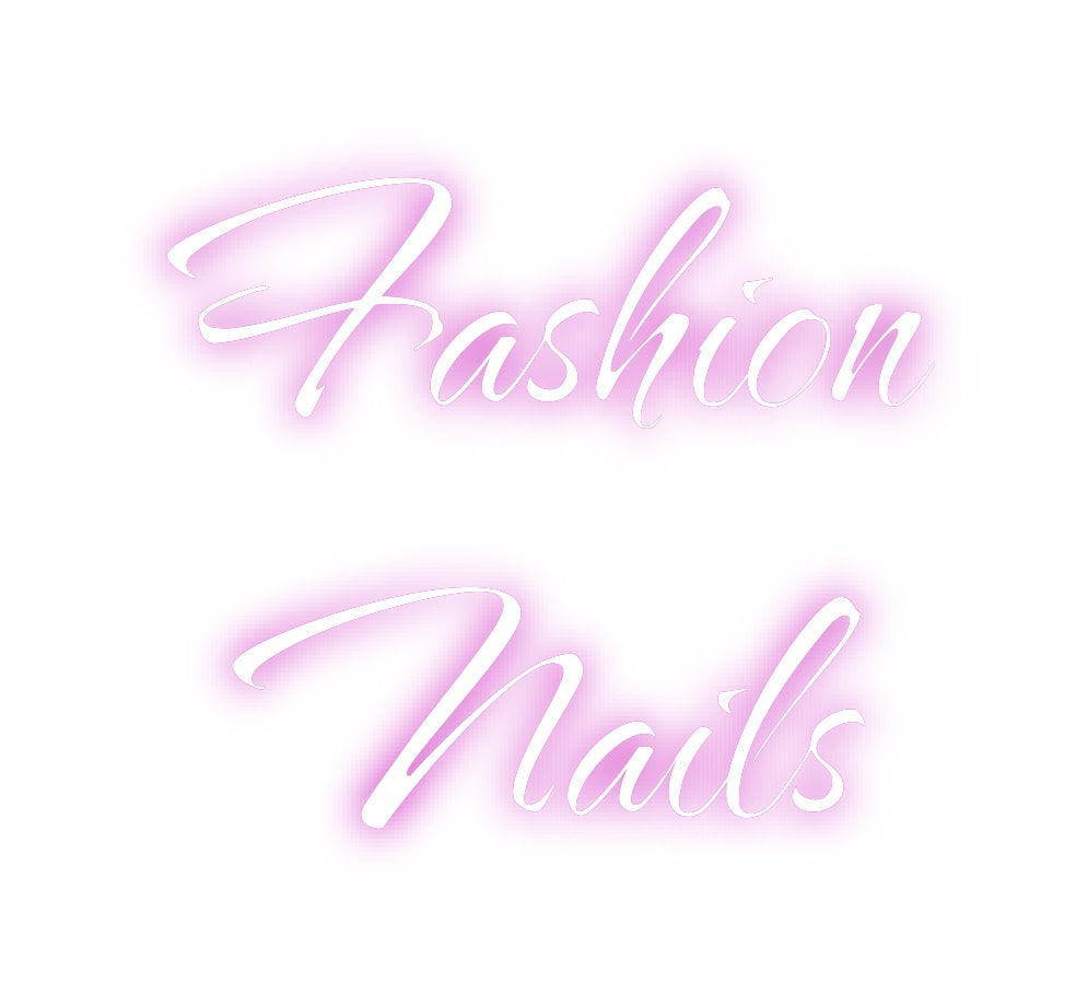 Custom Neon: Fashion 
Nails