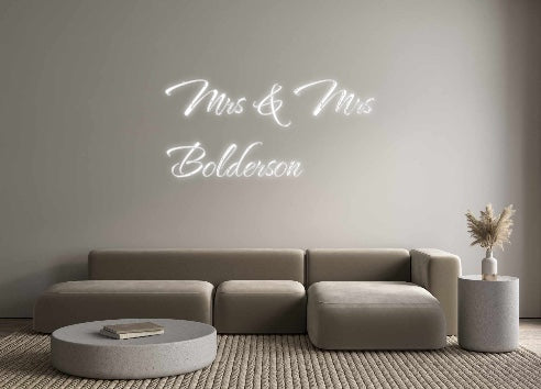 Custom Neon: Mrs & Mrs
Bo...