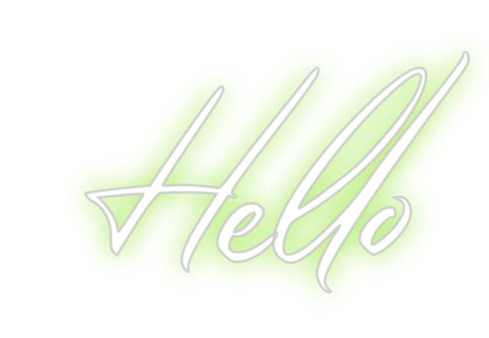 Custom Neon: Hello