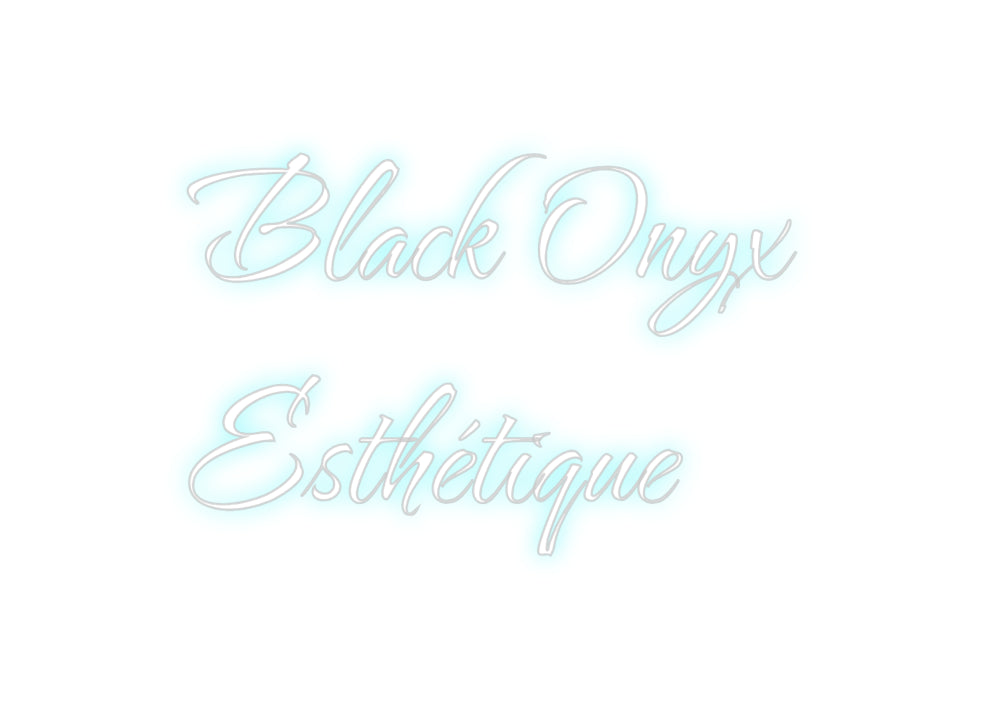 Custom Neon: Black Onyx
E...