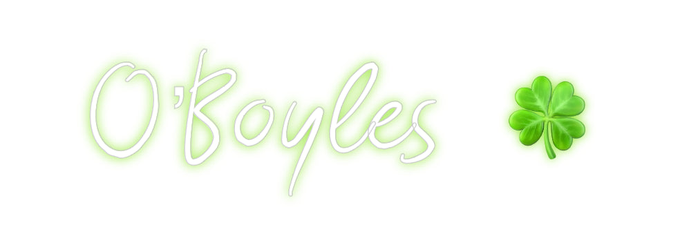 Custom Neon: O’Boyles 🍀