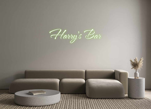 Custom Neon: Harry's Bar