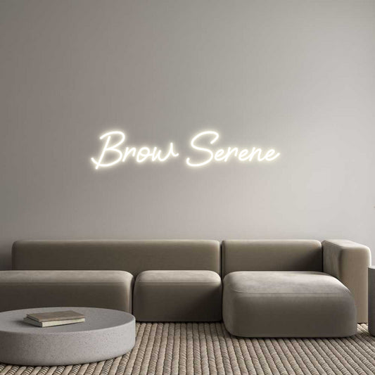 Custom Neon: Brow Serene