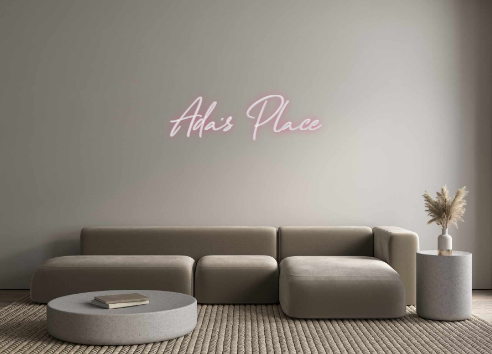 Custom Neon: Ada's Place
