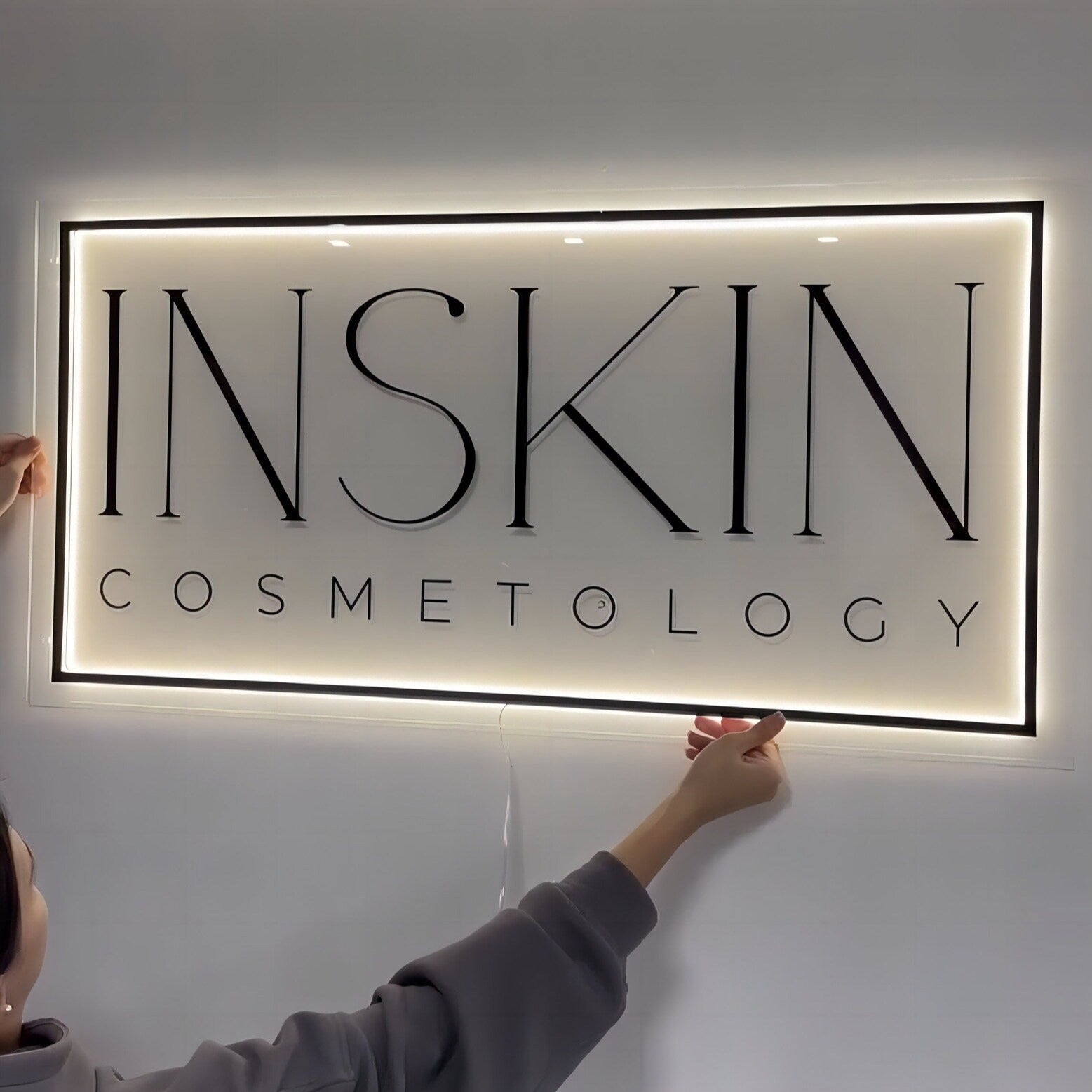 Customer sign