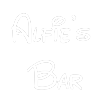 Custom Neon: Alfie's 
Bar
