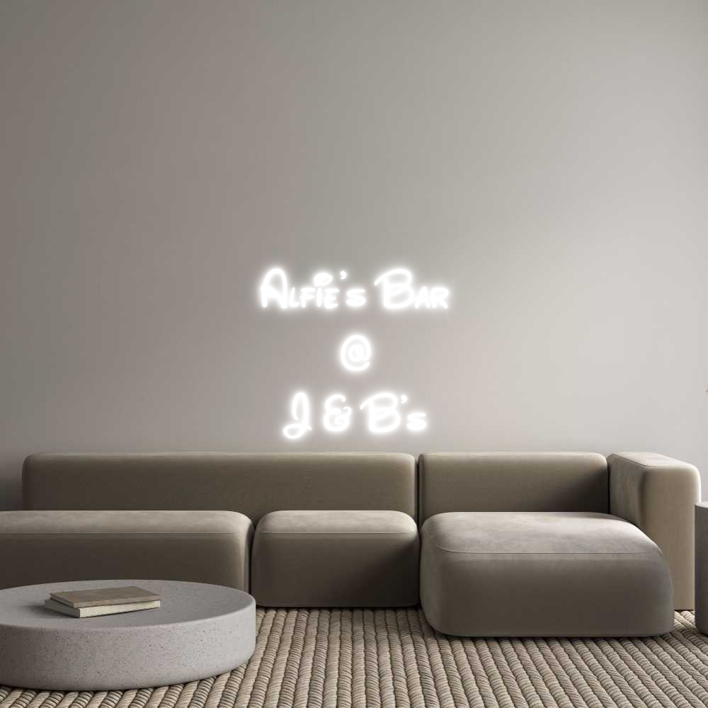 Custom Neon: Alfie's Bar
...