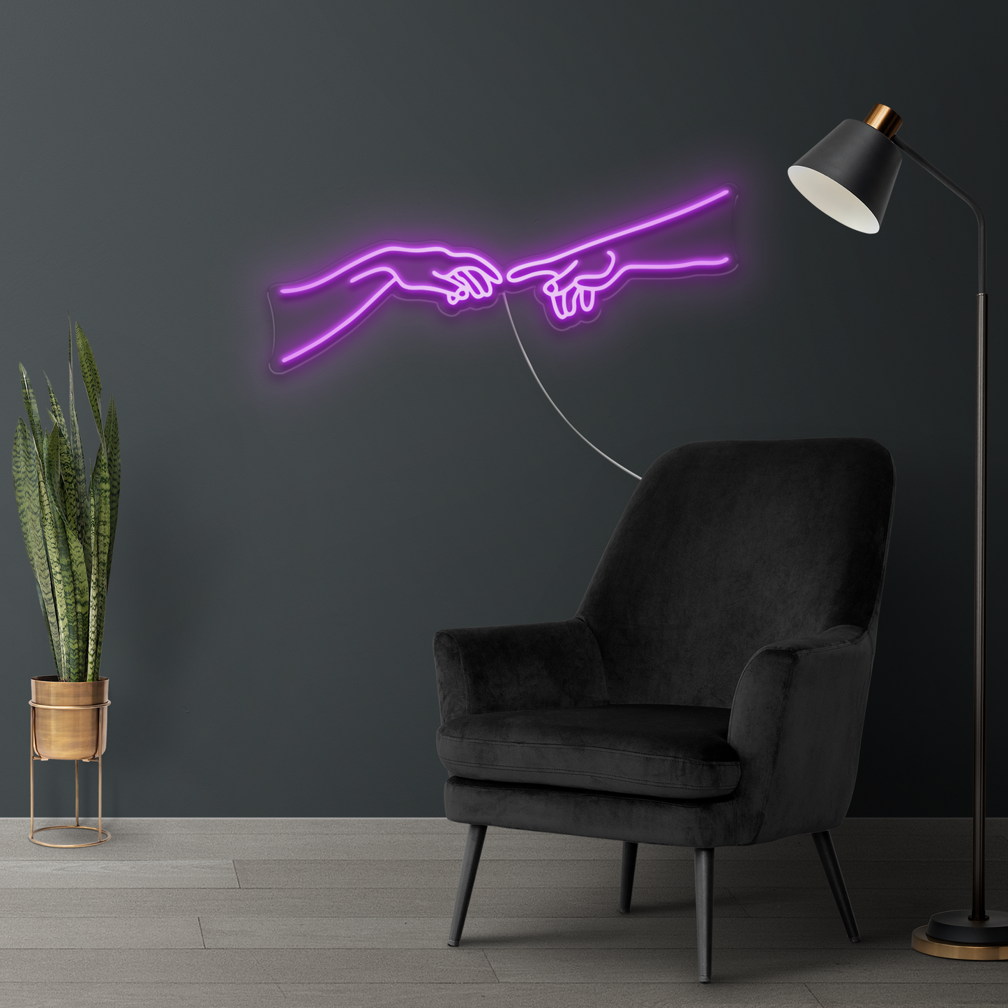 Hand of God LED Neon Sign