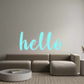 Custom Neon: hello