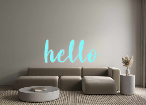 Custom Neon: hello