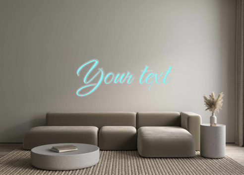 Custom Neon: Your text