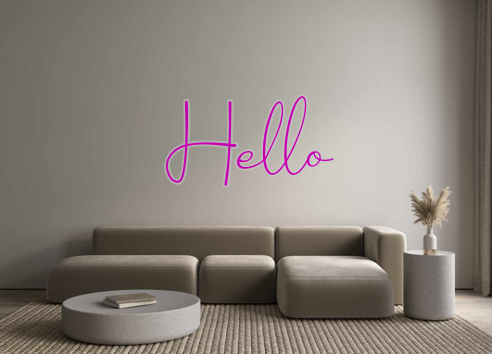 Custom Neon: Hello