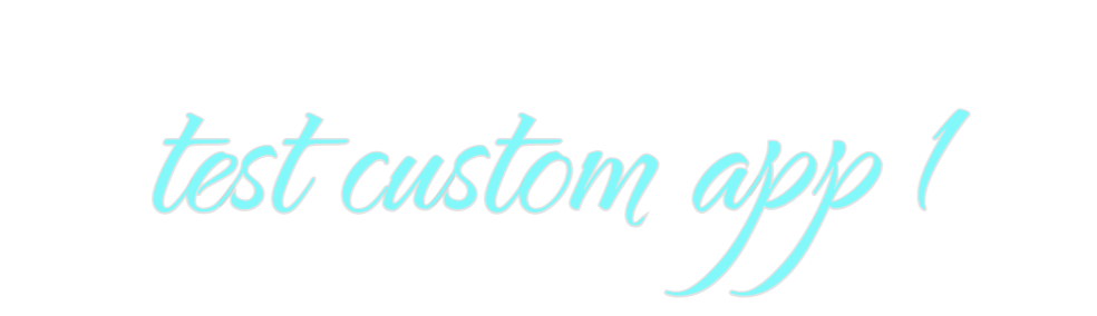 Custom Neon: test custom a...