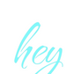 Custom Neon: hey