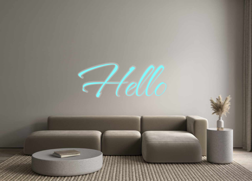 Custom Neon: Hello