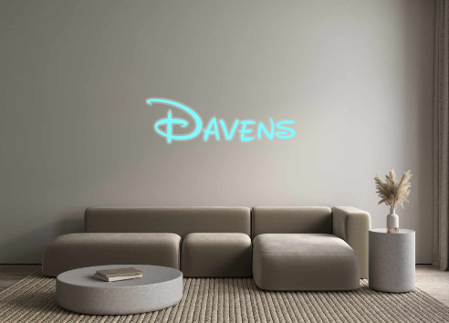 Custom Neon: Davens