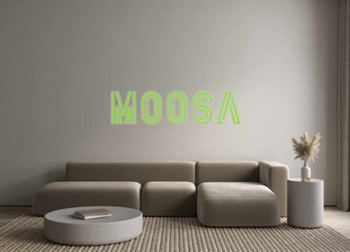 Custom Neon: Moosa