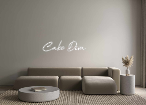 Custom Neon: Cake Diva