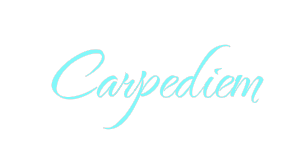 Custom Neon: Carpediem