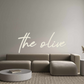 Custom Neon: the olive