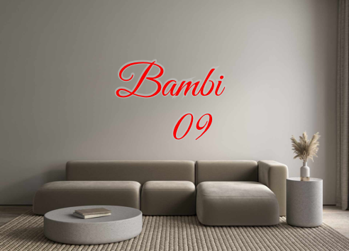 Custom Neon: Bambi 
   09