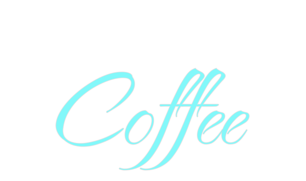 Custom Neon: Coffee