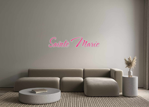 Custom Neon: Sainte Marie