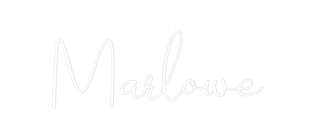 Custom Neon: Marlowe