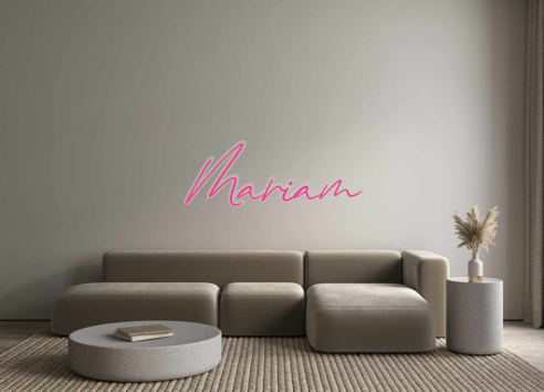 Custom Neon: Mariam