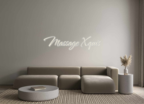 Custom Neon: Massage Xquis